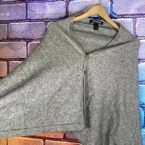 Women’s Pancho Sweatshirt Top Grey One Size Native world - Picture 6 of 8